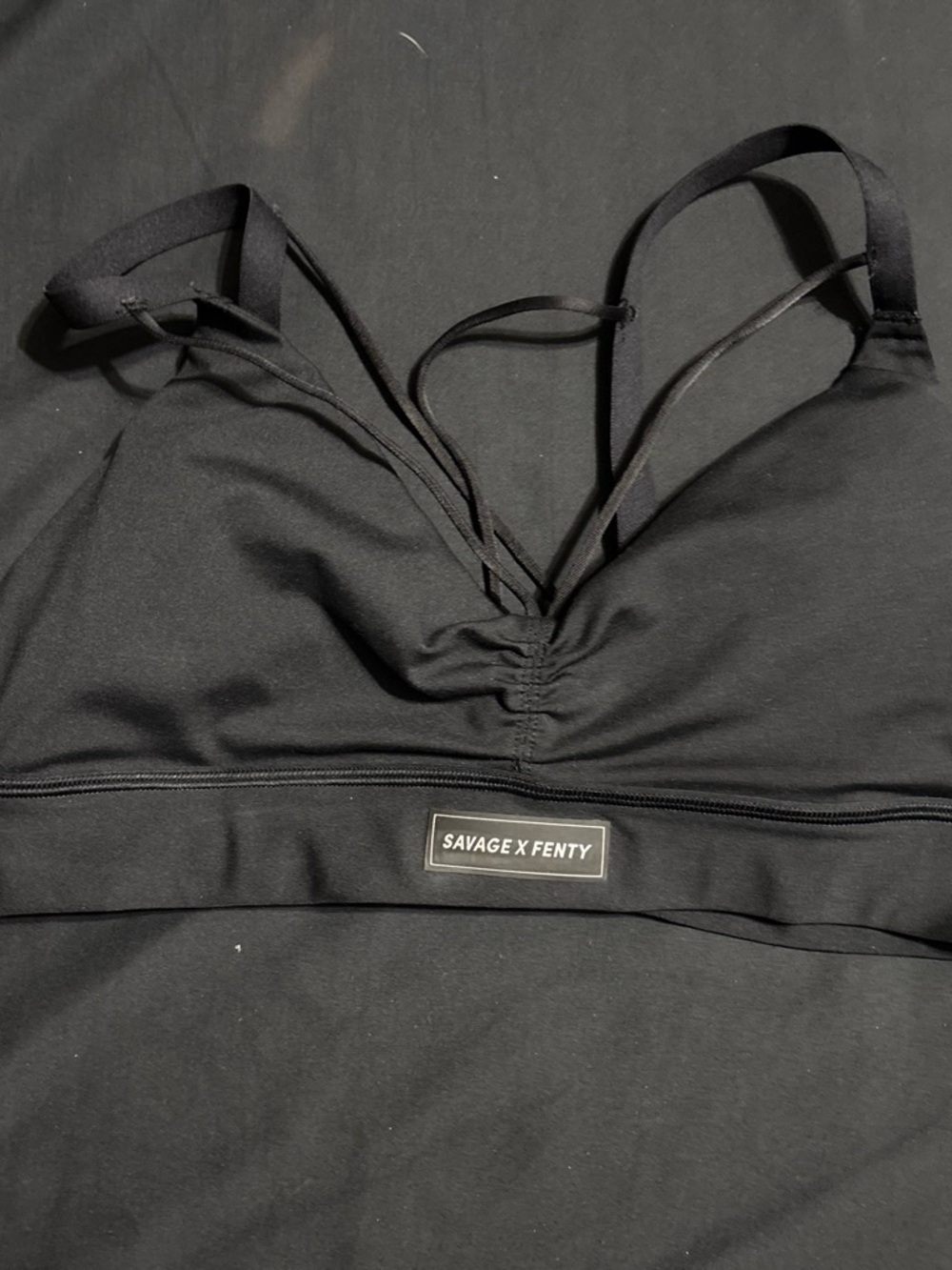 Savage X Fenty Black Strappy Bralette